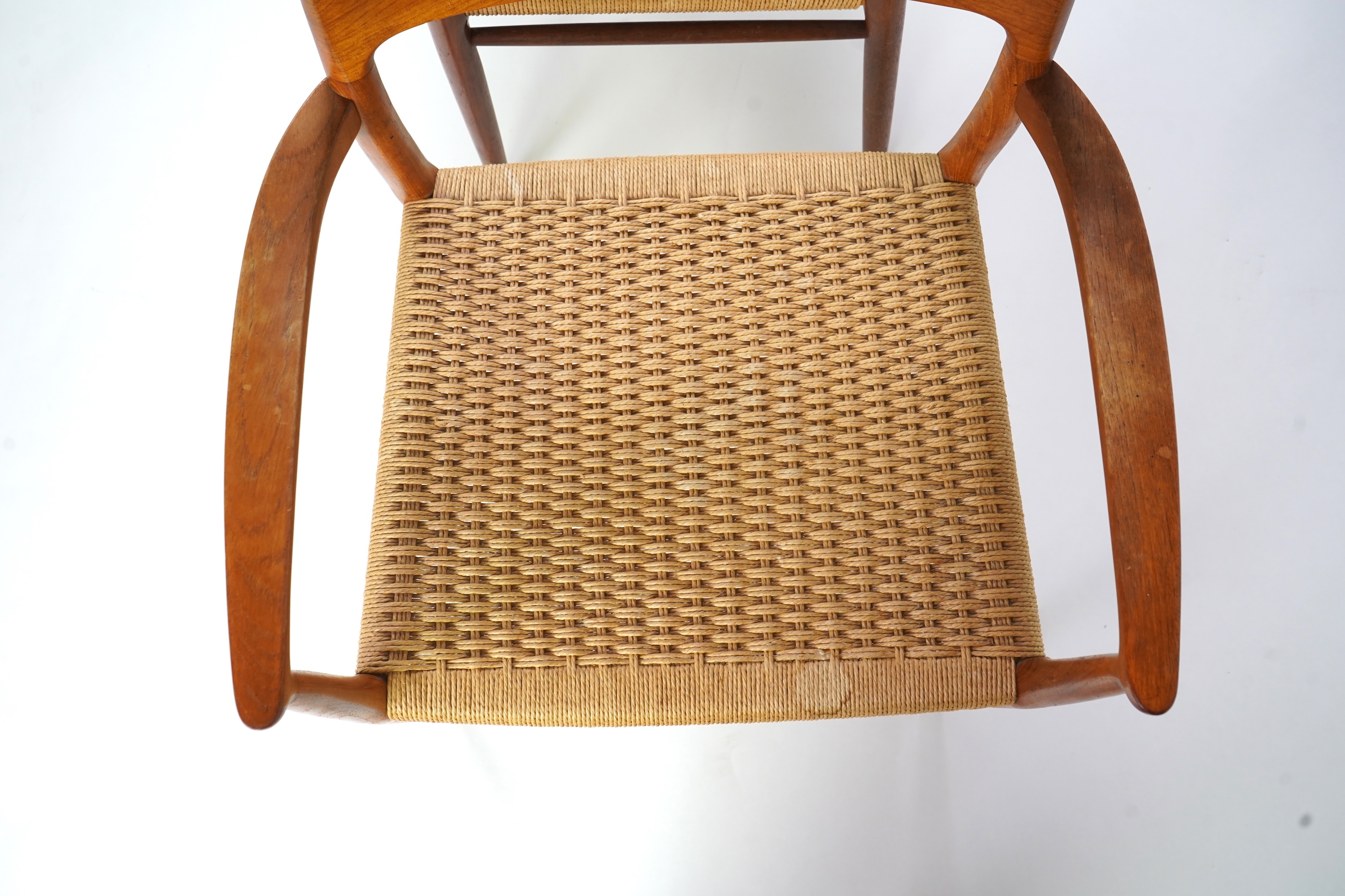 Niels Otto Møller (Danish, 1920-1982) for JL Møllers Møbelfabrik: A set of ten teak dining chairs